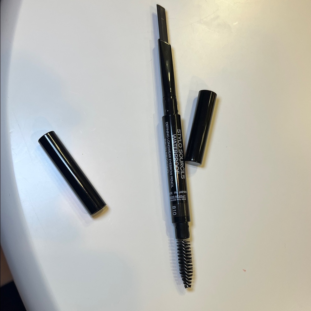 Chanel Black Eyebrow Pencil with Brush